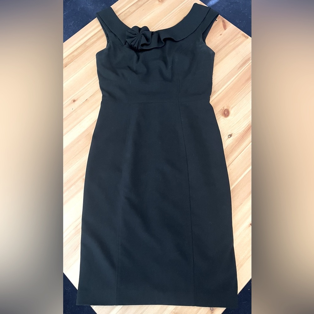 Calvin Klein Black Midi-Length Dress. Size 2